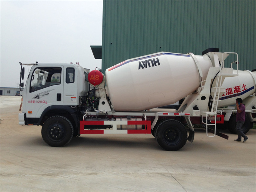 重汽王牌5方攪拌車 重汽王牌5方攪拌車